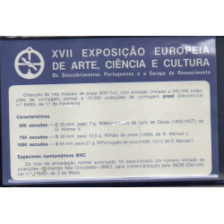 Portugal 500+750+1000 Escudos 1983 XVII Exposição