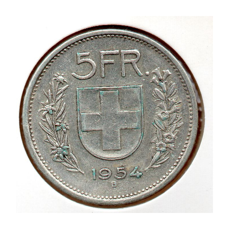 Suíça 5 Francos 1954