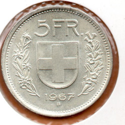 Suíça 5 Francos 1967