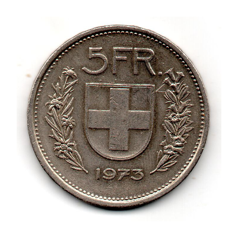 Suíça 5 Francos 1973