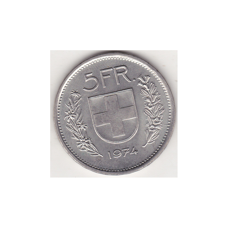 Suíça 5 Francos 1974