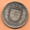 Suíça 5 Francos 1985