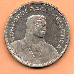 Suíça 5 Francos 1985
