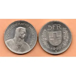 Suíça 5 Francos 1997
