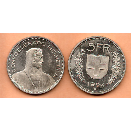 Suíça 5 Francos 1994