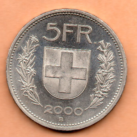 Suíça 5 Francos 2000
