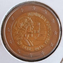 Portugal 2€ 2010 Cent. Da República Portuguesa