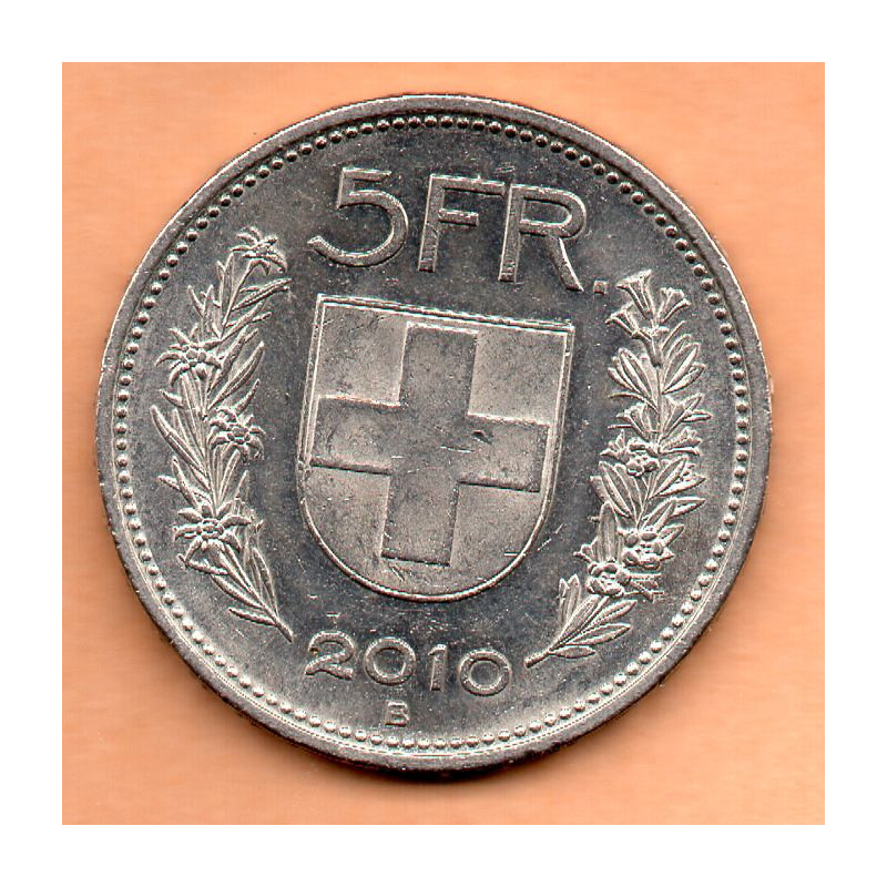 Suíça 5 Francos 2010