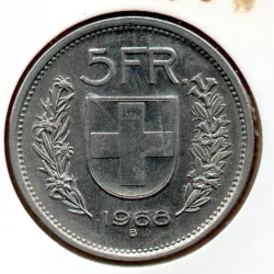 Suíça 5 Francos 1968