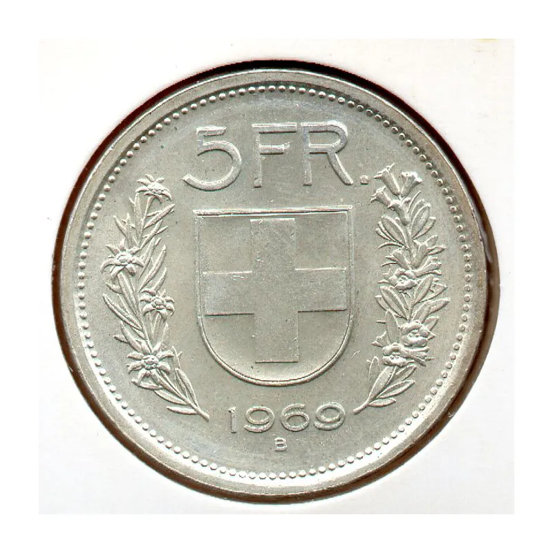 Suíça 5 Francos 1969