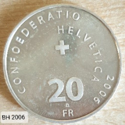 Suíça 20 Francos 2006 ( Bundshaus)
