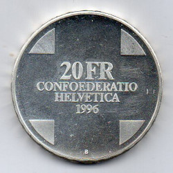 Suíça 20 Francos 1996 (Drache von Breno)