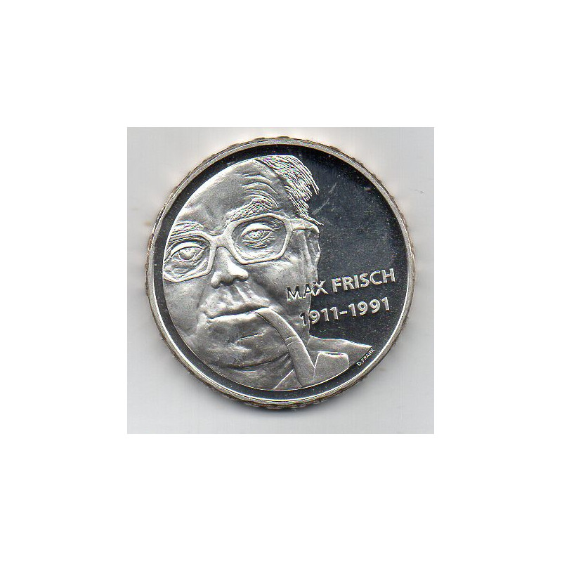Suíça 20 Francos 2011 (Max Frisch)