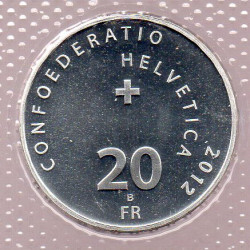 Suíça 20 Francos 2012 (80 Jahre Globi)