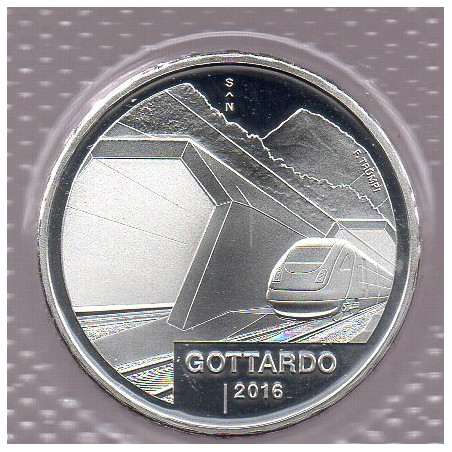 Suíça 20 Francos 2016 (Gottard 2016)