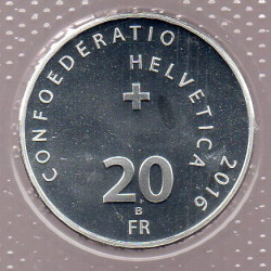 Suíça 20 Francos 2016 (Gottard 2016)