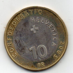 Suíça 10 Francos 2005 (Jungfrau
