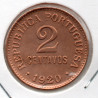 Portugal 2 Centavos 1920 Bela