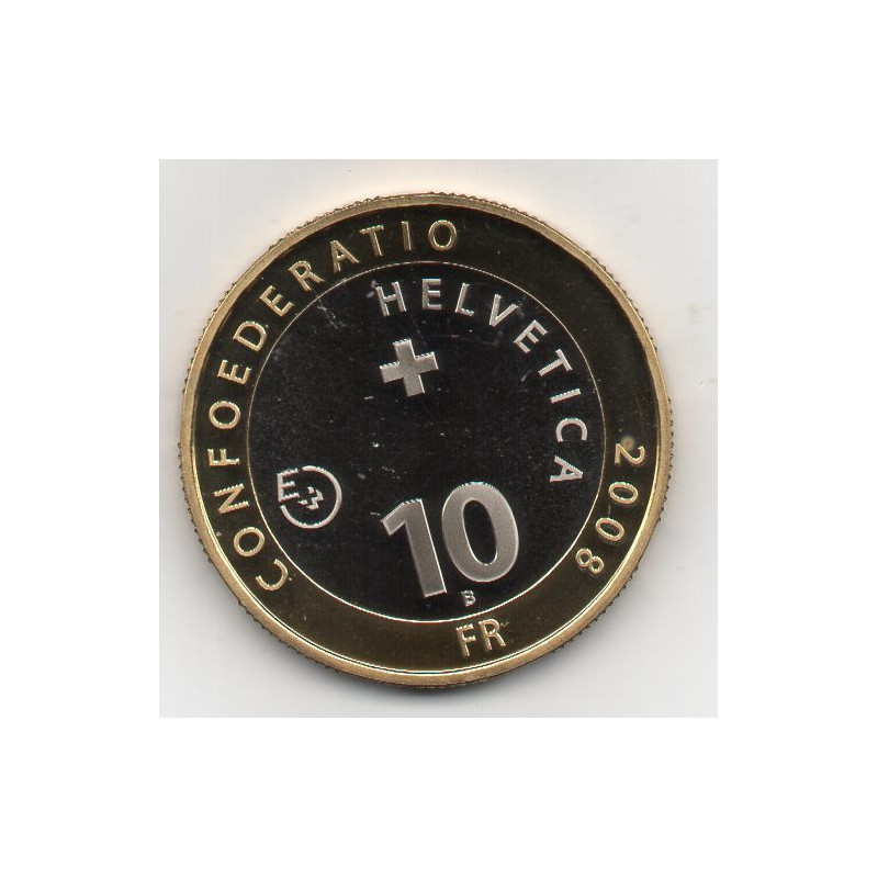 Suíça 10 Francos 2008 ( Steinadler (Prova