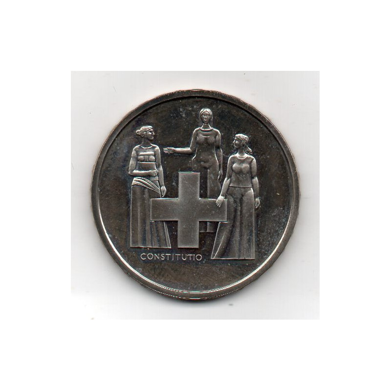 Suíça 5 Francos 1974 (Verfassungsrev.