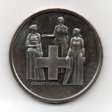 Suíça 5 Francos 1974 (Verfassungsrev.