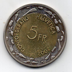 Suíça 5 Francos 2002 ( Esscalade Genève