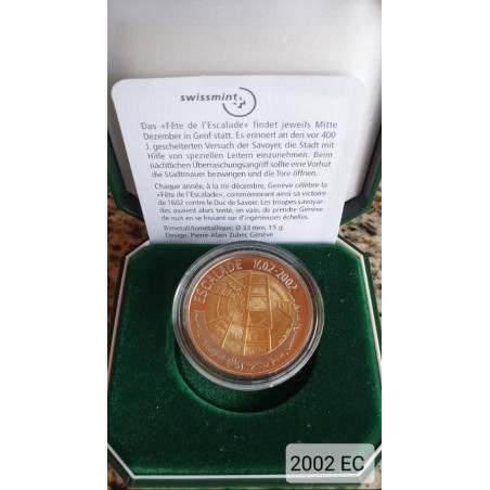 Suíça 5 Francos 2002 ( Esscalade Genève