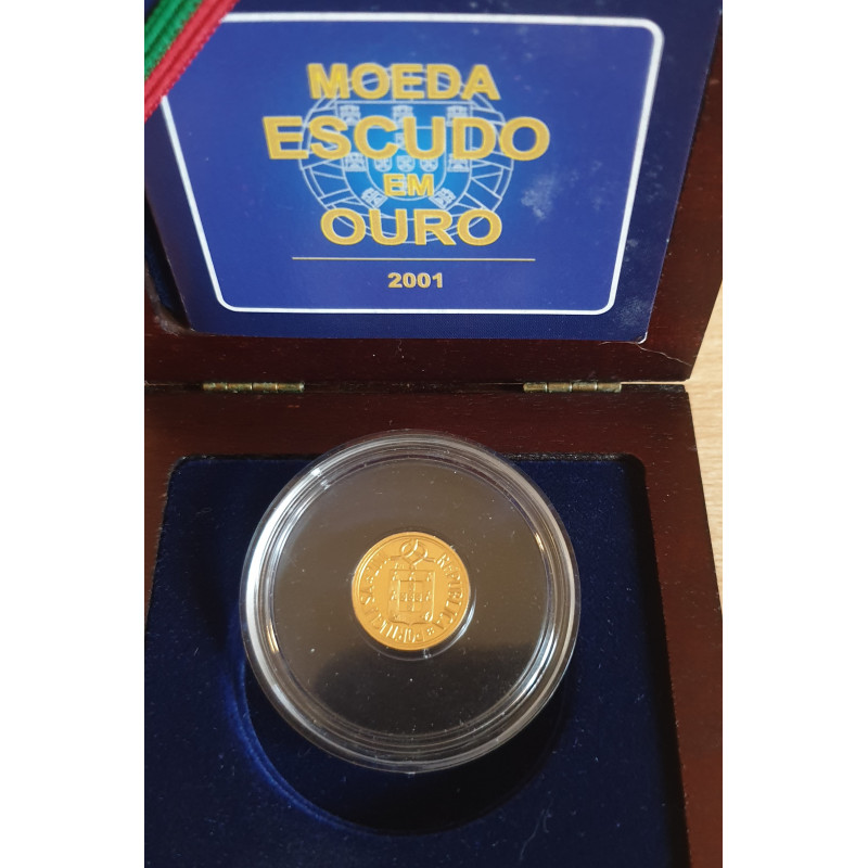 Portugal Escudo 2001 Ouro PP