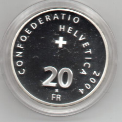 Suíça 20 Francos 2004 ( Tre Castelli)