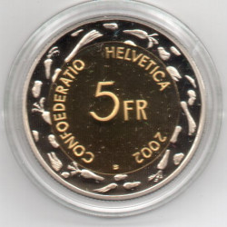 Suíça 5 Francos 2002 ( Esscalade Genève