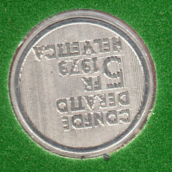 Suíça 5 Francos 1979 A, Einstein Kopf