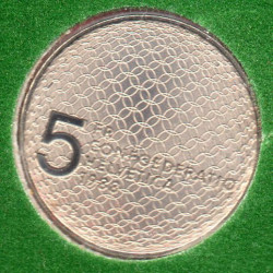 Suíça 5 Francos 1988 Olymp. Bewegung