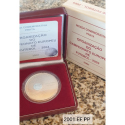 Portugal 1000 Escudos 2001 Futebol Euro 2004