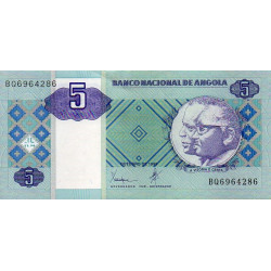 Angola 5 Kwanzas 1999