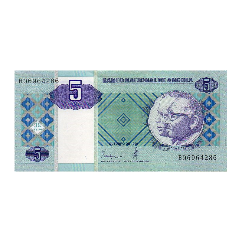 Angola 5 Kwanzas 1999