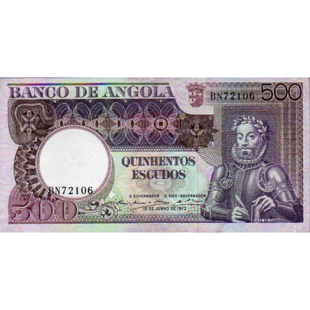 Angola 500 Escudos 1973