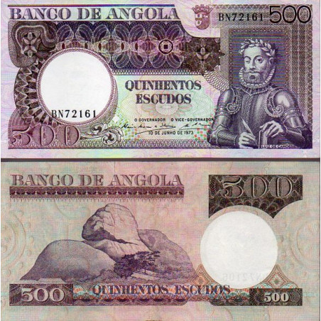 Angola 500 Escudos 1973