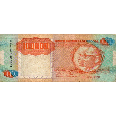 Angola 100 000 Kwanzas 1991