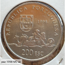 Portugal 200$00 1998 Série IX Moçambique