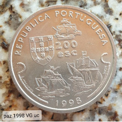 Portugal 200$00 1998 Série IX Vasco da Gama