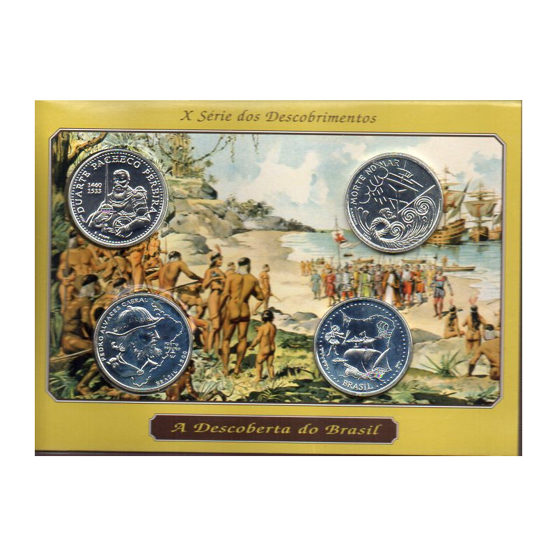 Portugal 200$00 1999 Série X  4 Moedas BNC