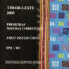 Timor-Leste 2003 Série Anual Primeiras moedas Correntes