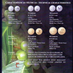 Timor-Leste 2003 Série Anual Primeiras moedas Correntes