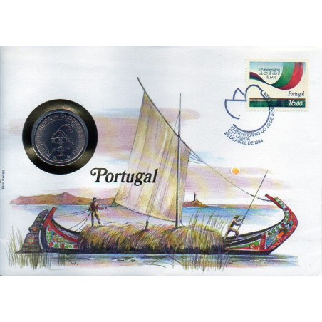 Portugal 1974 25 Escudos 25 Abril CTT Lisboa