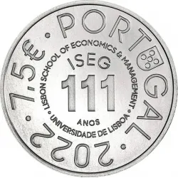Portugal 7.50€ 2022 111° Aniversário ISEG