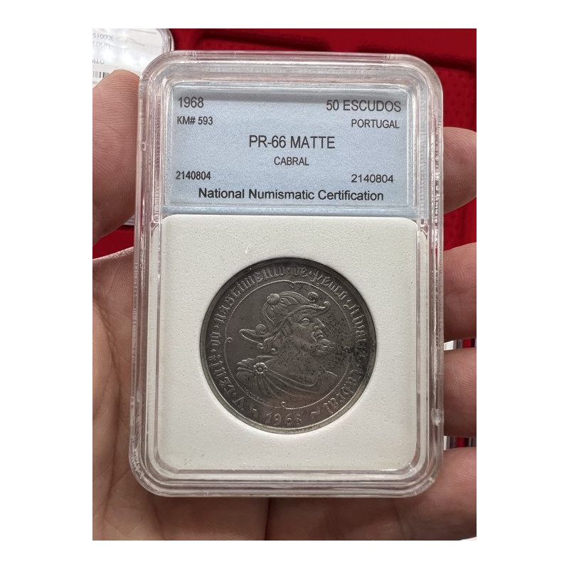 Portugal 50$00 1968 P. Álvares Cabral-MATTE