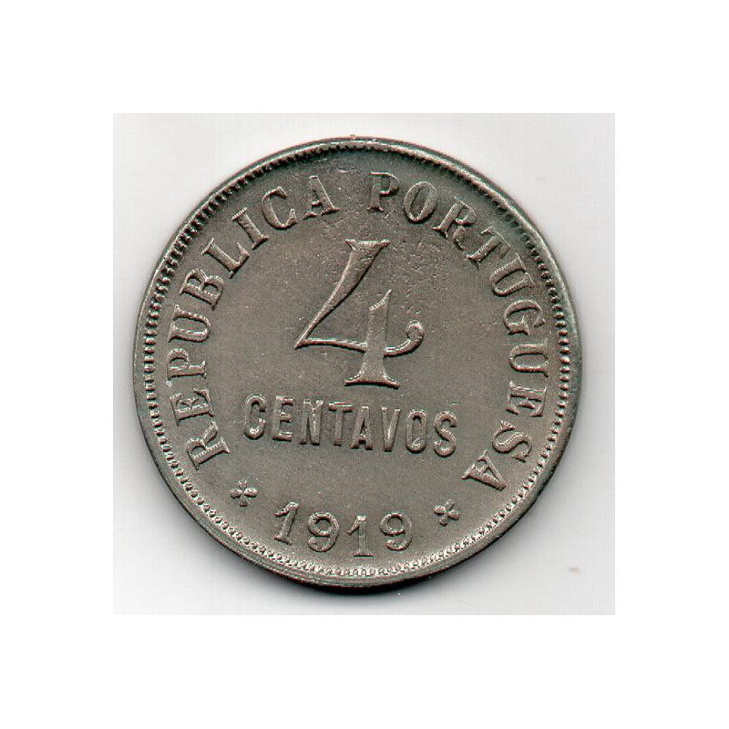 Portugal 4 Centavos 1919 BE