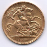 Reino Unido 1/2  Libra 1914 (ouro
