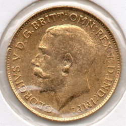 Reino Unido 1/2  Libra 1926 (ouro
