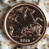 Reino Unido 1/2  Libra 2019 (ouro